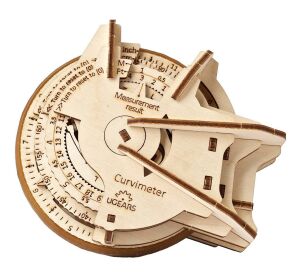 Ugears Mechanisches 3D-Holzpuzzle STEM Kurvenmesser (Opisometer)