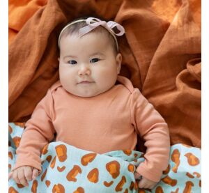 Tommy Lise Baumwolle Musselin Windel Glazed Ginger 120x120 cm