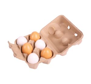 Bigjigs Toys Eier in einer Schachtel 6 Stück