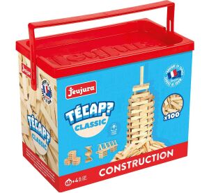 Jeujura Técap Classic 100-teiliger Holzbausatz