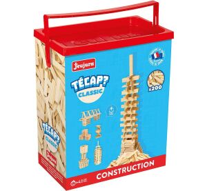 Jeujura Técap Classic 200-teiliger Holzbausatz