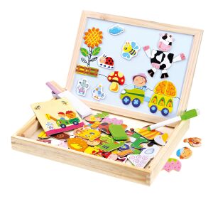 Bino Farm Magnettafel 102 Stück
