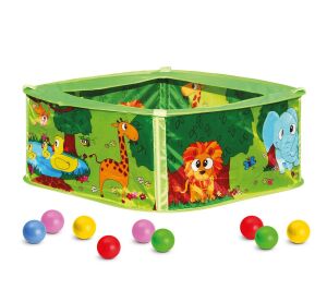 Bino Pool mit Luftballons grün