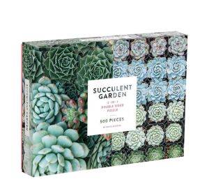 Galison Reversible Puzzle Sukkulenten 500 Teile