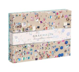 Galison Wendepuzzle Strand Grau Malin 500 Teile