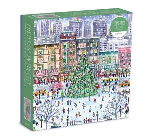 Galison Puzzle Weihnachten in der Stadt 1000 Teile