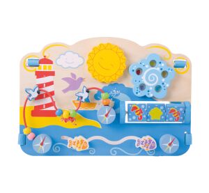 Bigjigs Baby Holz Sensorik-Brett Meer