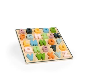Bigjigs Toys Holzpuzzle mit Großbuchstaben – ABC