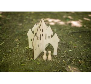 BeWooden Puppenhaus - Prinzessinnenschloss