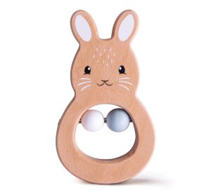 Bigjigs Baby Holzrassel Hase