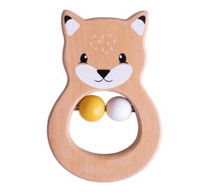 Bigjigs Baby Holzrassel Fuchs