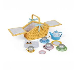 Bigjigs Toys Picknick-Set im Korb