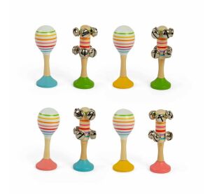 Bigjigs Toys Set Rumba-Ball und Glocken