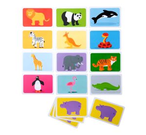 Bigjigs Toys Memo-Spiel Wildtiere