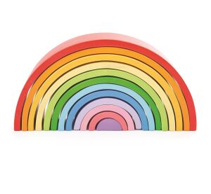 Bigjigs Baby Holz faltbar Regenbogen groß