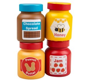 Bigjigs Toys Holz-Snackaufstrich-Set