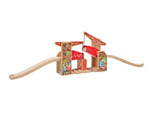 Bigjigs Rail Doppelhubbrücke Graffiti