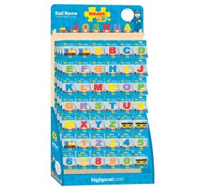Bigjigs Rail Car Display mit Buchstaben