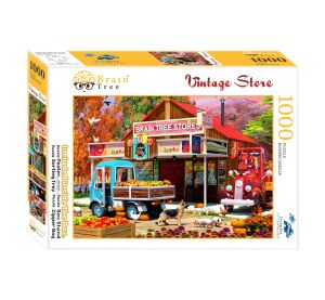 Brain Tree Puzzle Village Grocery 1000 Teile