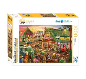 Brain Tree Puzzle Tankstelle 1000 Teile
