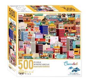 Brain Tree Puzzle Überfüllte Stadt 500 Teile
