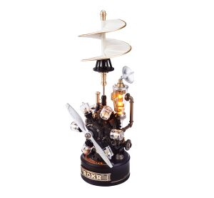 RoboTime Mechanisches 3D-Puzzle Da Vinci Hubschrauber