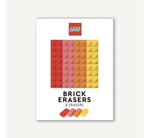Chronicle Books LEGO® Schul-Radiergummis 8 Stück mehrfarbig