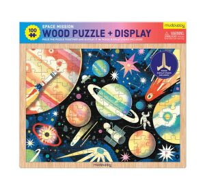 Mudpuppy Holzpuzzle Space Mission 100 Teile