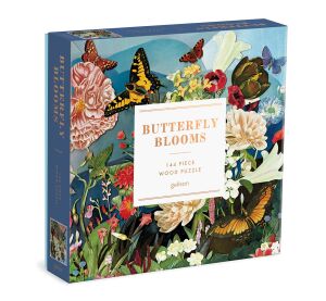 Galison Holzpuzzle Garten der Schmetterlinge 144 Teile