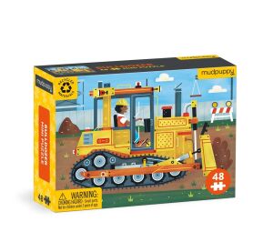 Mudpuppy Puzzle Bulldozer 48 Teile
