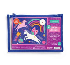 Mudpuppy Puzlle Einhornzauber im Beutel mit 12 Stück