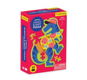 Mudpuppy Puzzle Pizzasaurus 48-teiliges Puzzle mit Duft