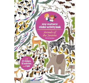 Chronicle Books Activity Book mit Aufklebern Tiere der Savanne