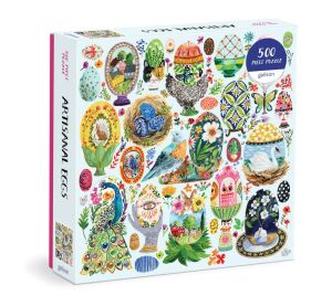 Galison Puzzle Bemalte Eier 500 Teile