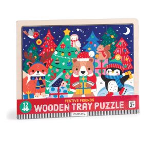 Mudpuppy Puzzle Weihnachten 12 Teile