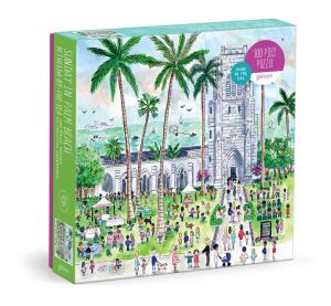 Galison Puzzle Michael Storrings Sonntag in Palm Beach 500 Teile