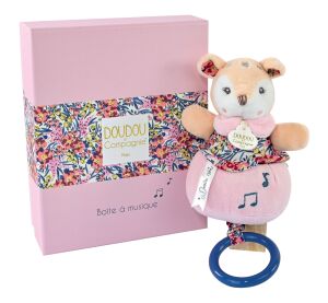 Doudou-Geschenkset - Plüschhirsch spielt eine Melodie 20 cm