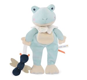 Doudou  Geschenkset - Plüschtier Frosch mit Libelle 27 cm