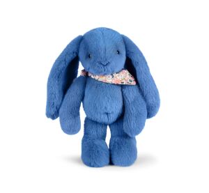 Doudou Plüschhase mit Schal blau 35 cm