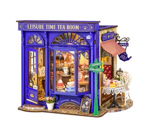 RoboTime 3D-Puzzle Miniaturhaus Teestube für Momente der Entspannung