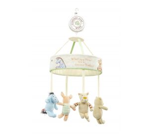 Rainbow Musical Karussell über der Krippe Winnie the Pooh mit Freunden