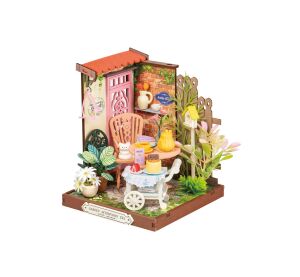 RoboTime 3D-Puzzle Miniaturhaus Gartenteeecke