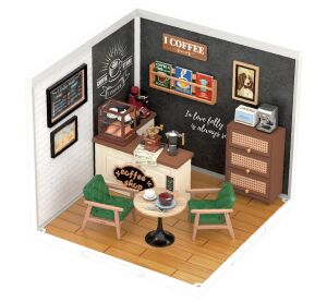 RoboTime 3D-Puzzle Miniaturhaus Café der Inspiration