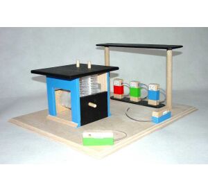 Holzspülmaschine mit Benzin