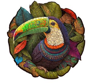 EscapeWelt Holzpuzzle Tukan 500 Teile