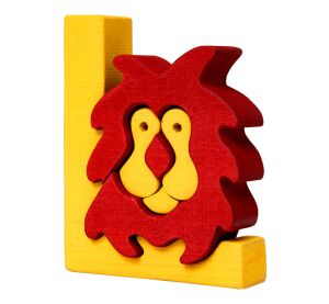 Fauna Alphabet Buchstabe L Löwe