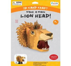 Fiesta Crafts Kreativset 3D Maske Löwe