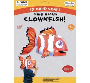 Fiesta Crafts Kreativset 3D Maske Augenclown