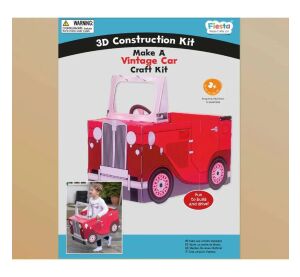 Fiesta Crafts 3D Puzzle Oldtimer rot
