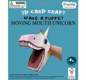 Fiesta Crafts Kreativset 3D Puppe Einhorn